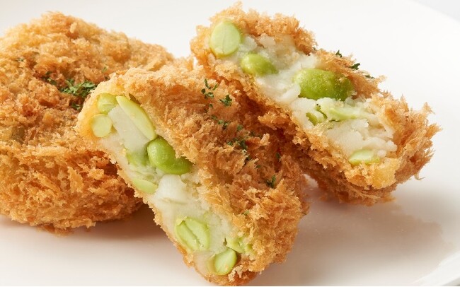 ごろっと入った枝豆の食感が楽しい！まい泉 夏の人気コロッケ「枝豆コロッケ」を5/22より期間限定で発売