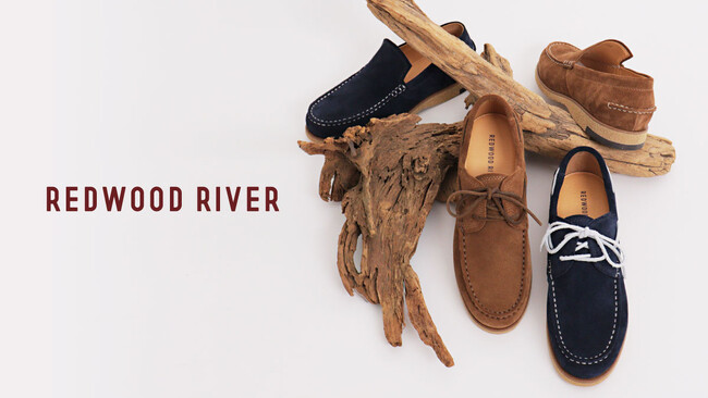 リーガルコーポレーションの手掛けるカジュアルシューズブランド「REDWOOD RIVER（レッドウッドリバー）」がデビュー