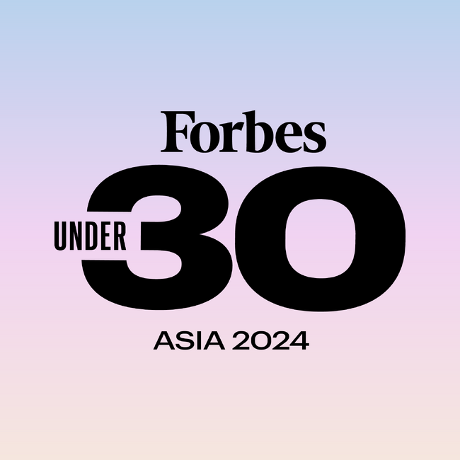 Forbes Under 30 Asia 2024にCEO松藤とCOO吉岡が選出