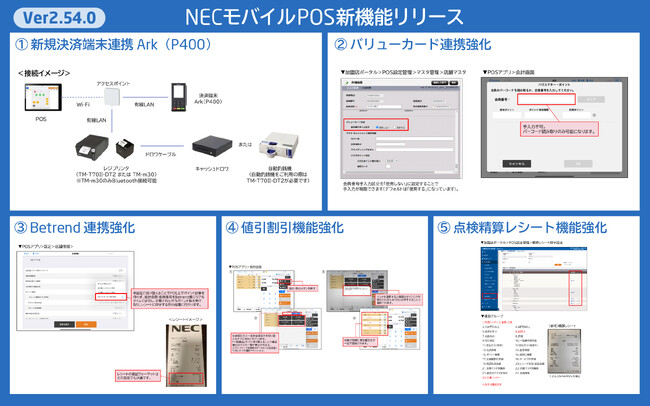 NECモバイルPOS、飲食店の新たなサービスに対応する最新バージョン(Ver2.54.0)をリリース