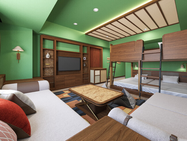 船旅の途中で見つけたジャングルの小屋をモチーフにした新ルーム「ドキドキ アドベンチャールーム」7月13日誕生