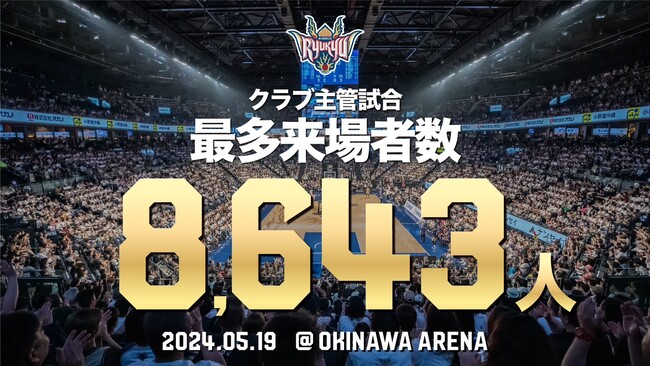 クラブ主管試合最多来場者数となる8,643人を記録!