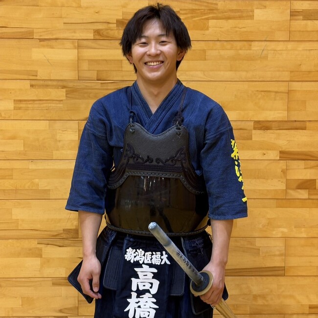【新潟医療福祉大学】剣道部：創部初！高橋陸斗が個人インカレ出場決定！