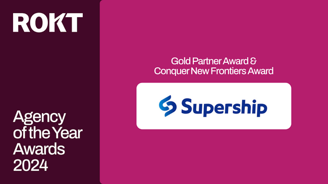 Supershipが「Rokt Agency of the Year Awards 2024」において「ゴールドパートナー賞」と「革新プロジェクト賞」の2部門を受賞