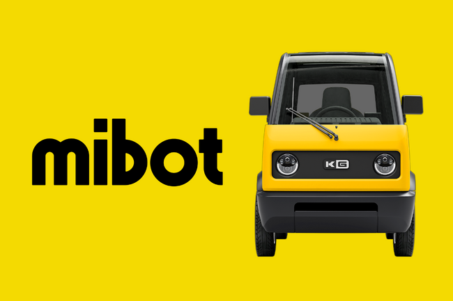 KGモーターズ、オリジナル超小型モビリティの正式名称を「mibot」と発表！未来の街を描いたイラストも公開！