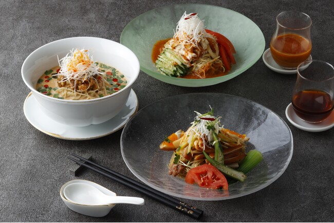 【ウェスティンホテル東京】広東料理「龍天門」の夏季限定メニューとして夏の食欲を刺激する個性豊かな3種類の冷たい麺を提供