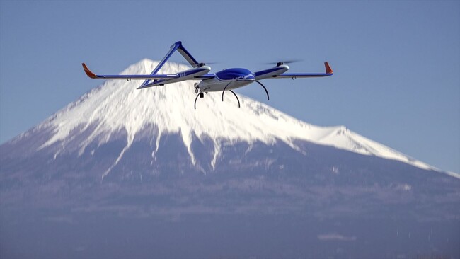 テラ・ラボ　航続距離1000km、垂直離発着可能な長距離無人航空機「テラ・ドルフィンVTOL」　ジャパンドローン2024に出展