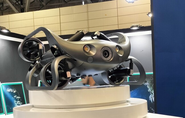 最新水中ドローン『CHASING X』最新デザインで本日より幕張メッセで日本初公開！