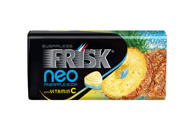 パイナップルのおいしさとソーダの爽快感を同時に楽しめる「フリスク ネオ パイナップルソーダ」が5月27日から発売！