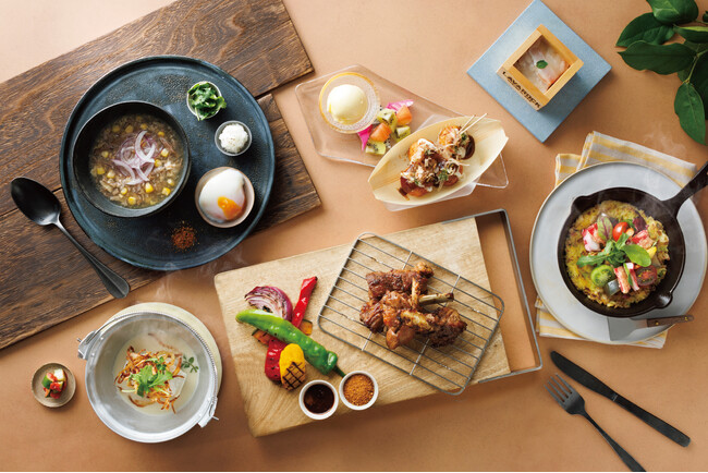 コートヤード・バイ・マリオット 新大阪ステーション_お好み焼きや肉吸い、串カツなど大阪グルメがアメリカングリルで登場！大阪愛あふれるディナーコース「ULTIMATE OSAKA」を発売