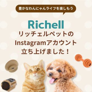 リッチェルペット公式Instagramアカウント開設!