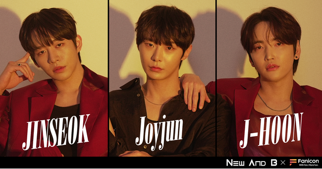 “B․I․G”出身 注目の韓国ボーイズグループ「New And. B」メンバー3名による ソロファンコミュニティを「Fanicon(ファニコン)」にてオープン