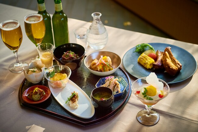 ライトアップされた大聖堂を眺めながら、ビールや日本酒とフレンチジャポネ料理を楽しむ夏季限定ビアガーデン『伊勢山ヒルズ　夏のビアガーデン』開催！