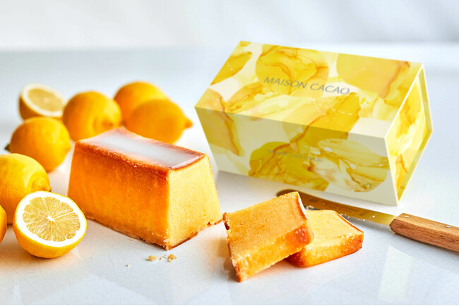 メゾンカカオの夏の代名詞！チョコ不使用のレモンケーキがチョコレートブランドより登場。カカオのフルーツビネガーを使用した、唯一無二の一品。