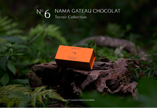 チョコレートは【テロワール】を楽しむ時代。コロンビア全土のカカオ農園の自然環境を活かした、12種の「生ガトーショコラ」が月替わりで毎月1日に限定登場。
