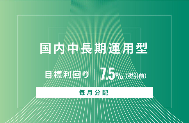 オルタナティブ投資プラットフォーム「オルタナバンク」、『【毎月分配】国内中長期運用型ID707』を公開