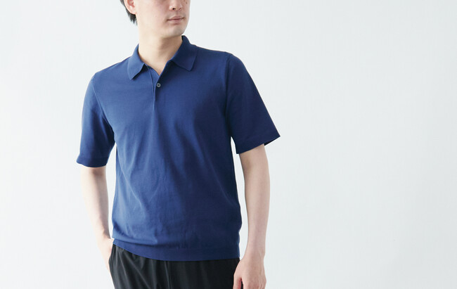 機能性×高級感で実現した、高見え“夏用”ニットポロ「DEKISUGI ハイゲージ サマーニットポロシャツ」登場