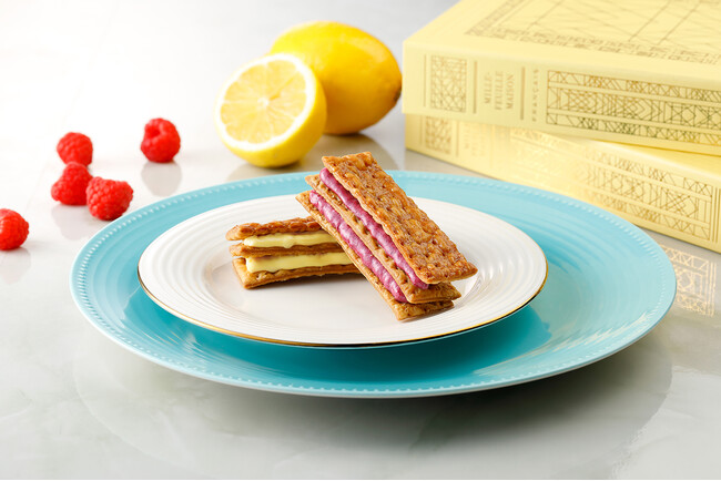 爽やかで甘酸っぱい夏のミルフィユ。MILLE-FEUILLE MAISON FRANCAIS（ミルフィユメゾン フランセ）より「ミルフィユ セゾン レモン＆フランボワーズ」を期間限定で発売！
