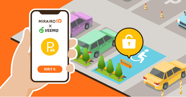 「障害者等用駐車スペース」の適正利用を実現！駐車場検索アプリ「VEEMO」とデジタル障害者手帳「ミライロID」との連携により、不正利用の防止や障害者の円滑な利用を進めます