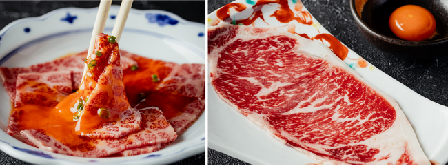【焼肉 平城苑】そのまま食べられる！“生食感！シリーズ”、北海道産あか牛使用“二大和牛 黒×赤 食べくらべメニュー”を発売