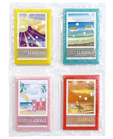 サンサンスポンジハワイ限定パッケージと新カラーが初登場！ハワイのみでの限定発売に先駆け、6/1-2 恵比寿開催「HAWAIʻI EXPO 2024」を皮切りに国内先行販売決定！