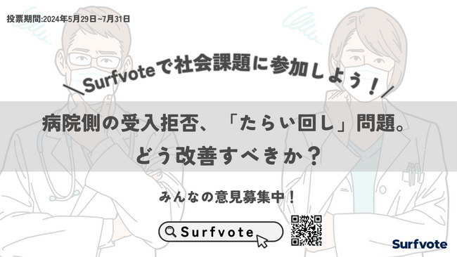 【意見募集】病院側の受入拒否、「たらい回し」問題、どう解決できるのか?