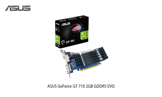 ASUSのビデオカードよりNVIDIA GeForce(R) GT 710搭載ファンレスビデオカードを発表