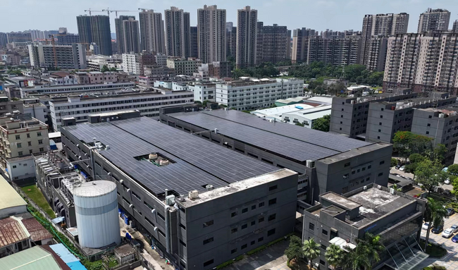 カーボンニュートラル社会の実現に向けて海外工場に太陽光パネルを設置