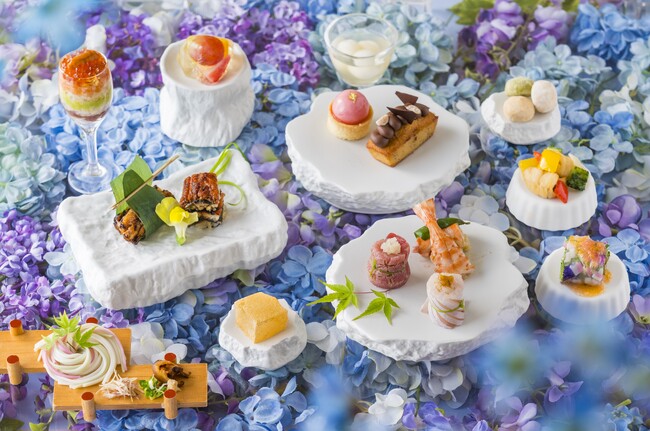 ヒルトン福岡シーホーク　アフタヌーンティー風寿司ランチ「花蓮（かれん）」英気を養う夏の新メニューを2024年7月1日（月）スタート