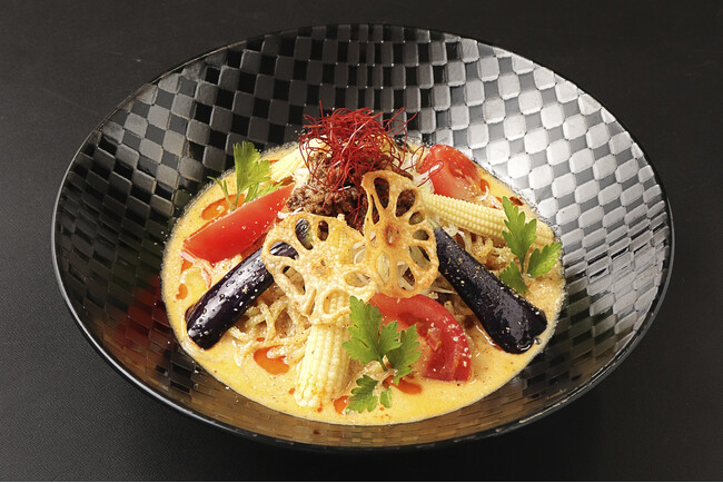 【新潟】らーめん風伯に「冷し担々麺」が登場!進化したコク旨ピリ辛ごまダレと贅沢な野菜トッピング