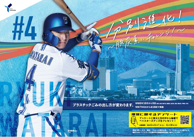 横浜市と横浜DeNAベイスターズがコラボ!選手と呼びかける環境行動