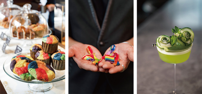 レインボースイーツやプライドカクテルで、プライドマンスを祝福！キンプトン新宿東京では、ゲストと一緒にLGBTQIA＋の理解を深めるための取り組みを行っていきます。