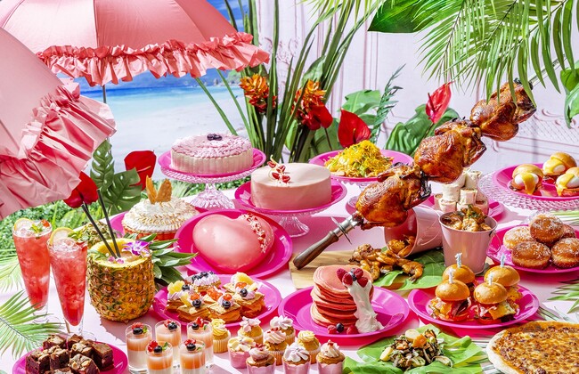 【ヒルトン成田】ハワイのリゾートをイメージしたハワイアン料理とピンクスイーツが目白押し！「ピンクハワイアンフェア」7月1日（月）～8月31日（土）開催