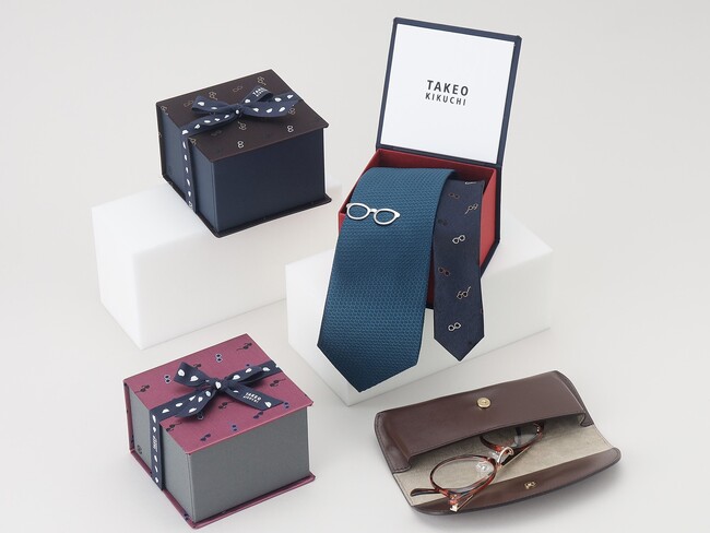 【TAKEO KIKUCHI】父の日のギフトにお薦めの“メガネモチーフタイバー付きBOXセット”が限定発売