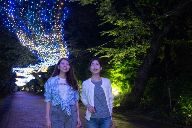 夏のイルミイベント「夏の銀河」を開催