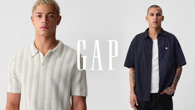 Gap、父の日に向けて快適な着心地を叶える汎用性の高いSummerアイテムを提案