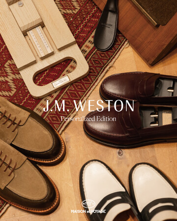 メゾン エ ヴォヤージュ 麻布台ヒルズ店では、6月7日(金)から直営店以外で初となるジェイエムウエストンのオリジナルシューズのカスタムサービス、＜パーソナライズド・エディション＞をスタートいたします。