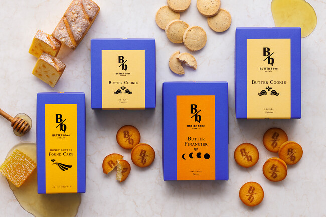 【初登場】【バター×はちみつの芳醇スイーツ】「BUTTER&bee(バター&ビー)」が6/5(水)より高島屋大阪店に初出店！彩りが増した新たなパッケージデザインを初披露