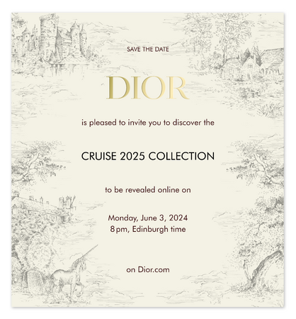 【DIOR】2025年クルーズ コレクション ショーをエディンバラからライブ配信