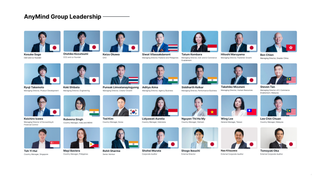 AnyMind Group、経営体制を強化