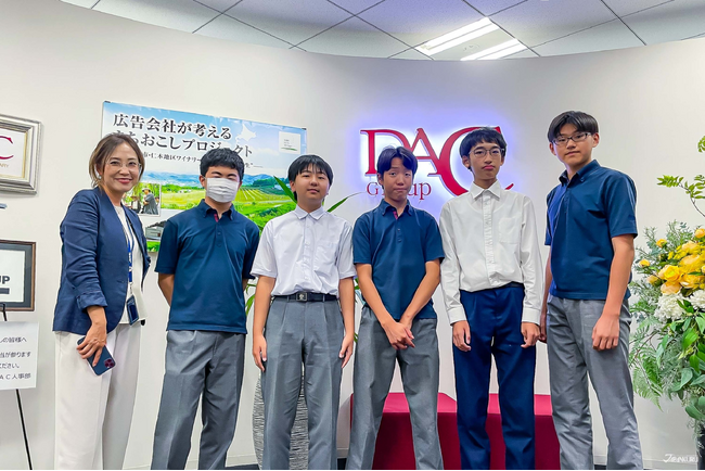 広告代理店が地元中学生の職場体験を受け入れ