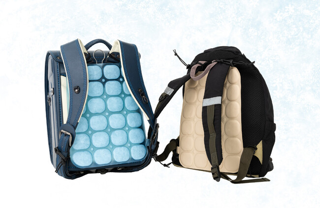 ランドセルやリュックに使える冷感パッドを発売!背中にフィットする構造で通勤・通学が涼しく快適に!