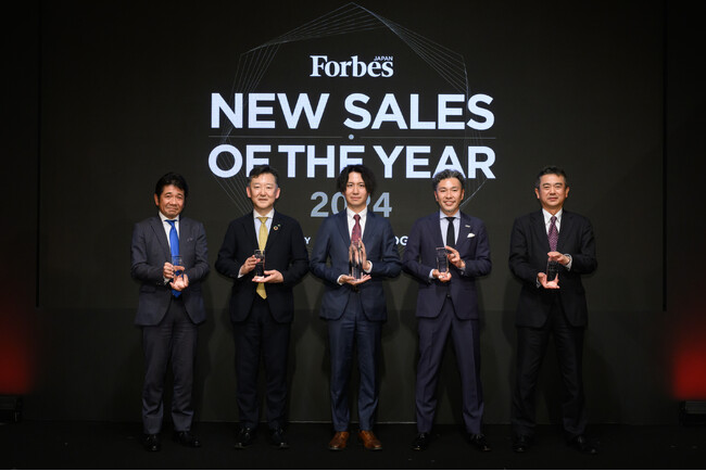 【表彰式を開催】Forbes JAPAN NEW SALES OF THE YEAR 2024｜新時代の営業組織モデルケース企業5社を表彰