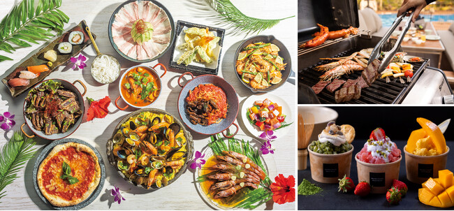 世界を旅するパインテラス ～リゾートサマービュッフェ～ リゾート気分を盛り上げる夏グルメ「宮崎シーガイアの夏休み」