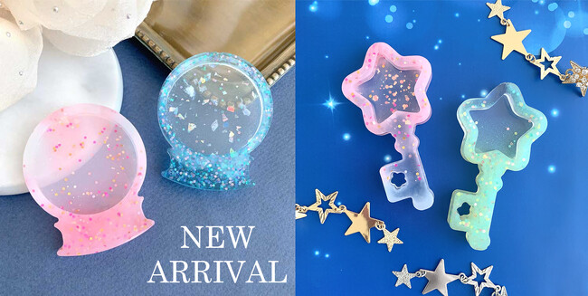 PARTS CLUB online ＜新商品掲載＞6/6(木)オンラインショップでは夏にぴったりの涼しげなシルエットのシェイカーシリコンモールドとキーホルダーカラビナが新たに発売されました。