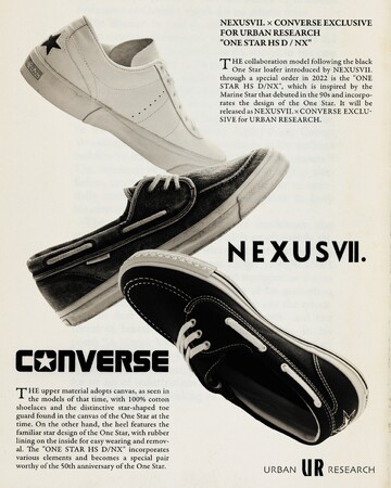 NEXUSVII.× CONVERSE EXCLUSIVE FOR URBAN RESEARCH 