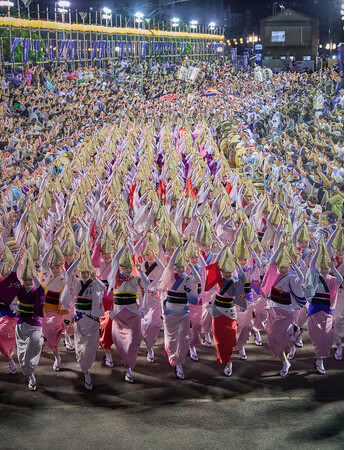 前夜祭あらため「THE・AWAODORI」に！　徳島の夏の風物詩「#阿波おどり」が今年も開催