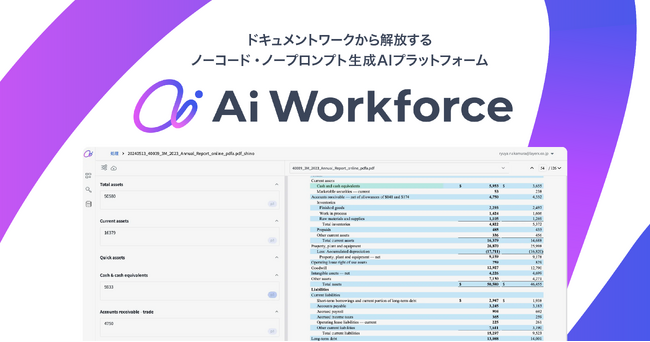 LayerX、エンタープライズ企業のドキュメントワークを効率化する生成AIプラットフォーム「Ai Workforce」をリリース。日本マイクロソフトと開発・営業で連携