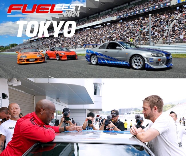 今年も「タイリース・ギブソン」(役名:ローマン)と故ポールの弟「Cody Walker」+シークレットゲストが世界最大級のカー・フェス「FUELFEST JAPAN」に来日! 映画の世界が今年も富士に
