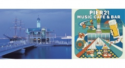 ホテルの前に浮かぶ「ぷかりさん橋」に海上ミュージックカフェ&バー「PIER21 MUSIC CAFE & BAR」が オープン